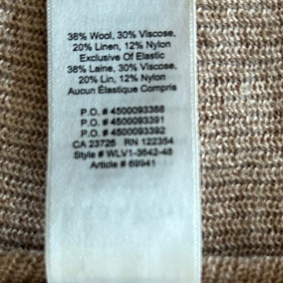 Babaton Camel Color Turtle Neck Dolman Sweater XS - Picture 4 of 6